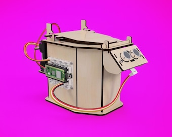 DIY Smart Trash Bin Kit: Arduino & Raspberry Pi Pico STEM Project