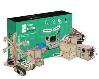 6-in-1 STEM Kit for Kids – Code & Build w/ FREE Project Book
