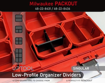 Milwaukee Low-Profile Organizer/Compact Organizer Dividers for 48-22-8436 & 48-22-8431