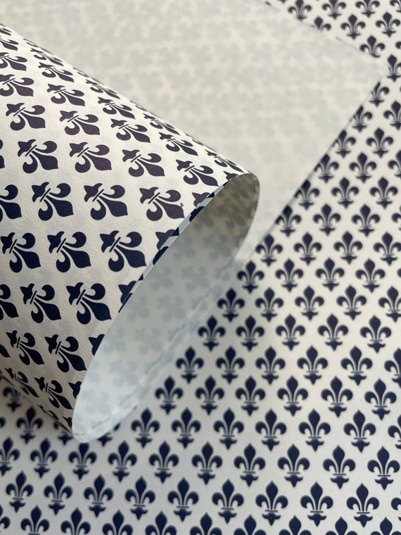 Fleur D'Lys Paper | 9x12 | Qty 4