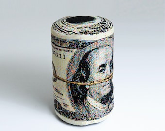 Rolled Banknote Shape Pillow, US dollar