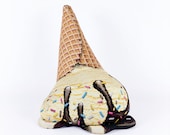 Fallen Vanilla Ice Cream Beanbag (Phone # Must Be Included For Purchace)