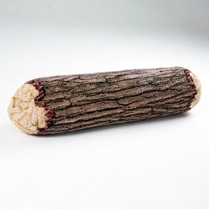 Long Cottonwood Tree Log Bolster Pillow image 2