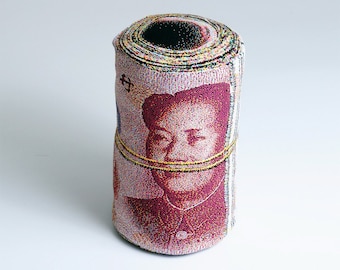 Rolled Banknote Shape Pillow, Renminbi