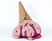 Fallen Strawberry Ice Cream Beanbag (Phone Number Must Be Included For Purchase)