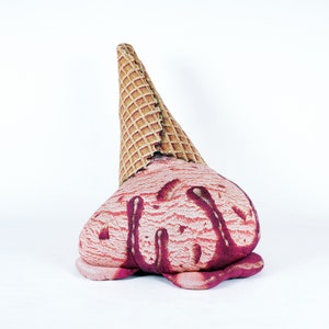 Fallen Strawberry Ice Cream Beanbag (Phone Number Must Be Included For Purchase)