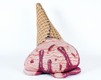Fallen Strawberry Ice Cream Beanbag (Phone Number Must Be Included For Purchase)