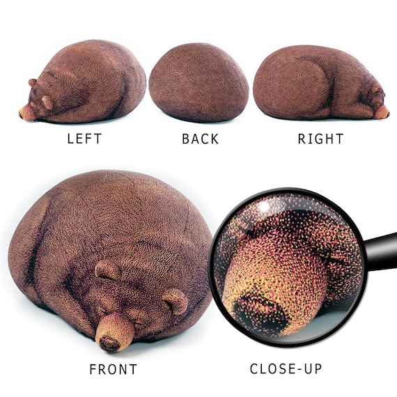Sleeping Grizzly Bear Beanbag (phone Number Must Be Included for