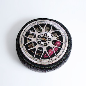 Luxury Sport Car Wheel Pillow image 1