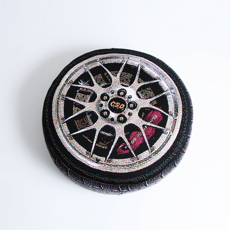 Luxury Sport Car Wheel Pillow image 1