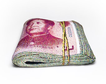 Folded Banknote Shape Pillow, Renminbi (Phone Number Must Be Included For Purchase)