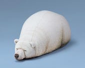 Sleeping Polar Bear Beanbag (Phone Number Must Be Included For Purchase)