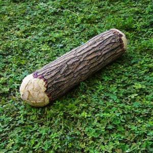 Long Cottonwood Tree Log Bolster Pillow image 1