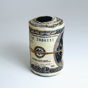 Rolled Banknote Shape Pillow, US dollar image 2