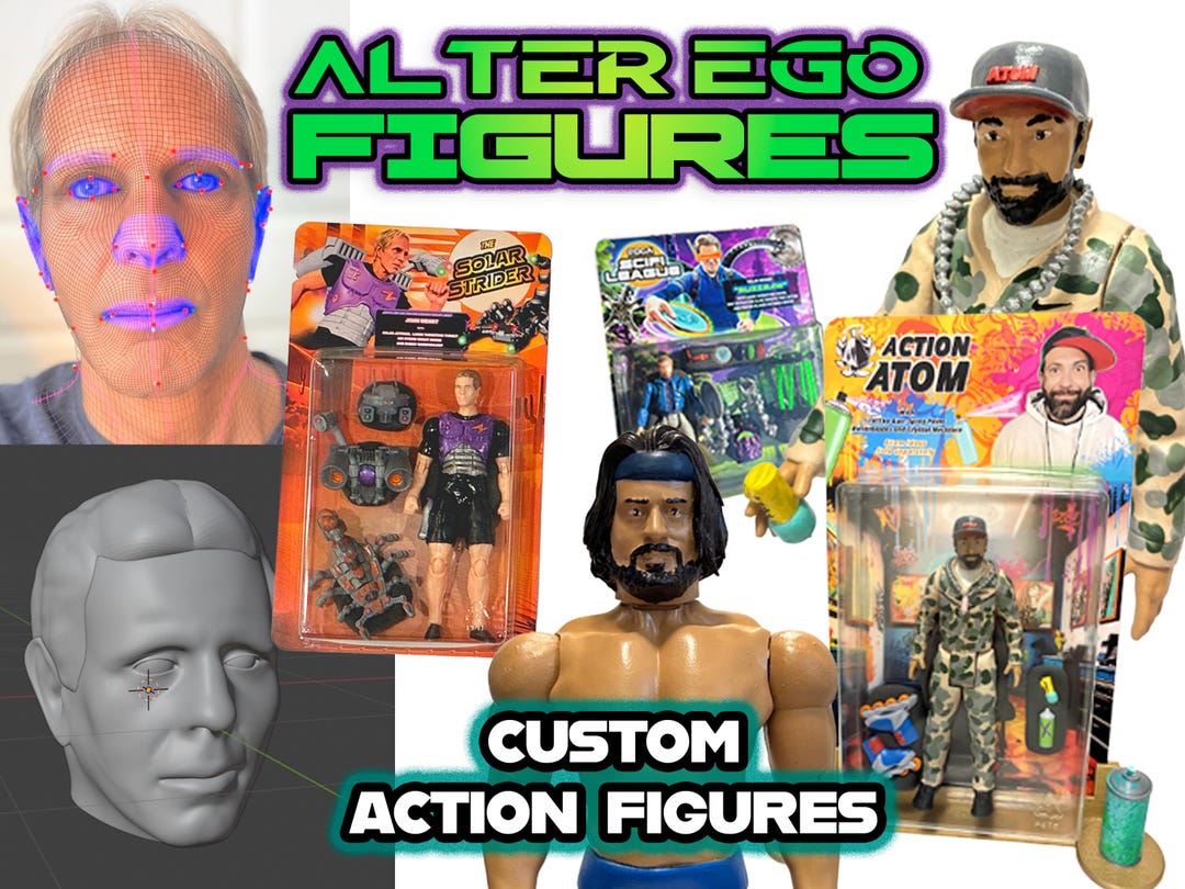 Customcod Action Figure Custom 3D Printed Action Figure | Personalized Action Figure With ...
