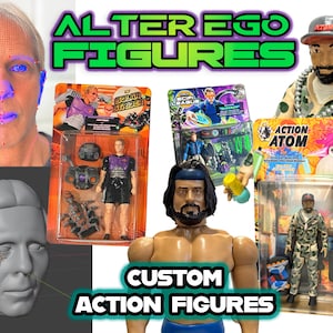 Custom 3D Printed Action Figure | Personalized Action Figure with Collectible Packaging