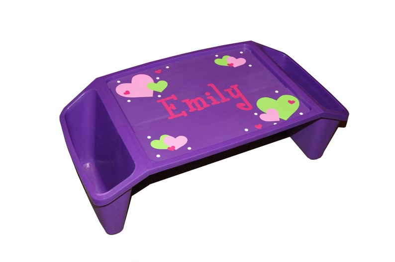 Personalized Lap Tray Hearts / Valentine's Day Etsy