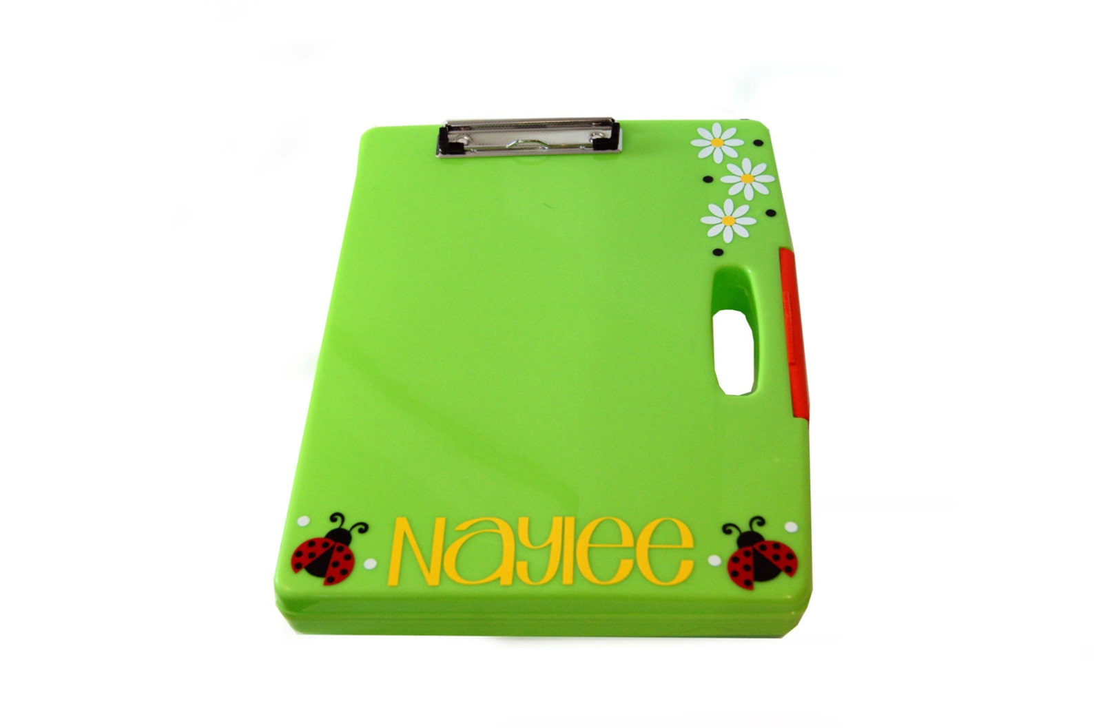 Personalized Clipboard Storage Case Ladybugs / Flowers Etsy