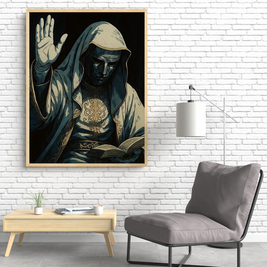 King Baldwin IV Wall Art Crusader King Poster Medieval Knight Print ...
