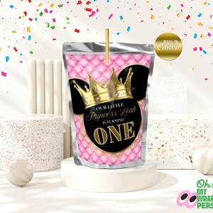 Minnie Kids Juice Pouch Label Kids Juice Pouch Kids Juice Template Kids Juice Pouch Canva Template B005