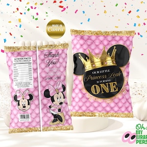 Kids Chip Bag Label Kids Chip Bag Kids Chip Template Kids Chip Bag Canva Template B005