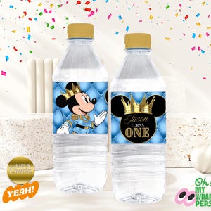 Kids Water bottle label Kids water label Kids water bottle label Template Kids water bottle label Canva Template B003