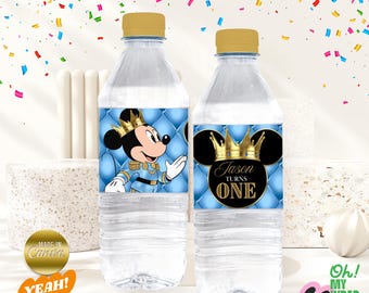 Kids Water bottle label Kids water label Kids water bottle label Template Kids water bottle label Canva Template B003