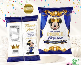 Kids Chip Bag Label Kids Chip Bag Kids Chip Template Kids Chip Bag Canva Template