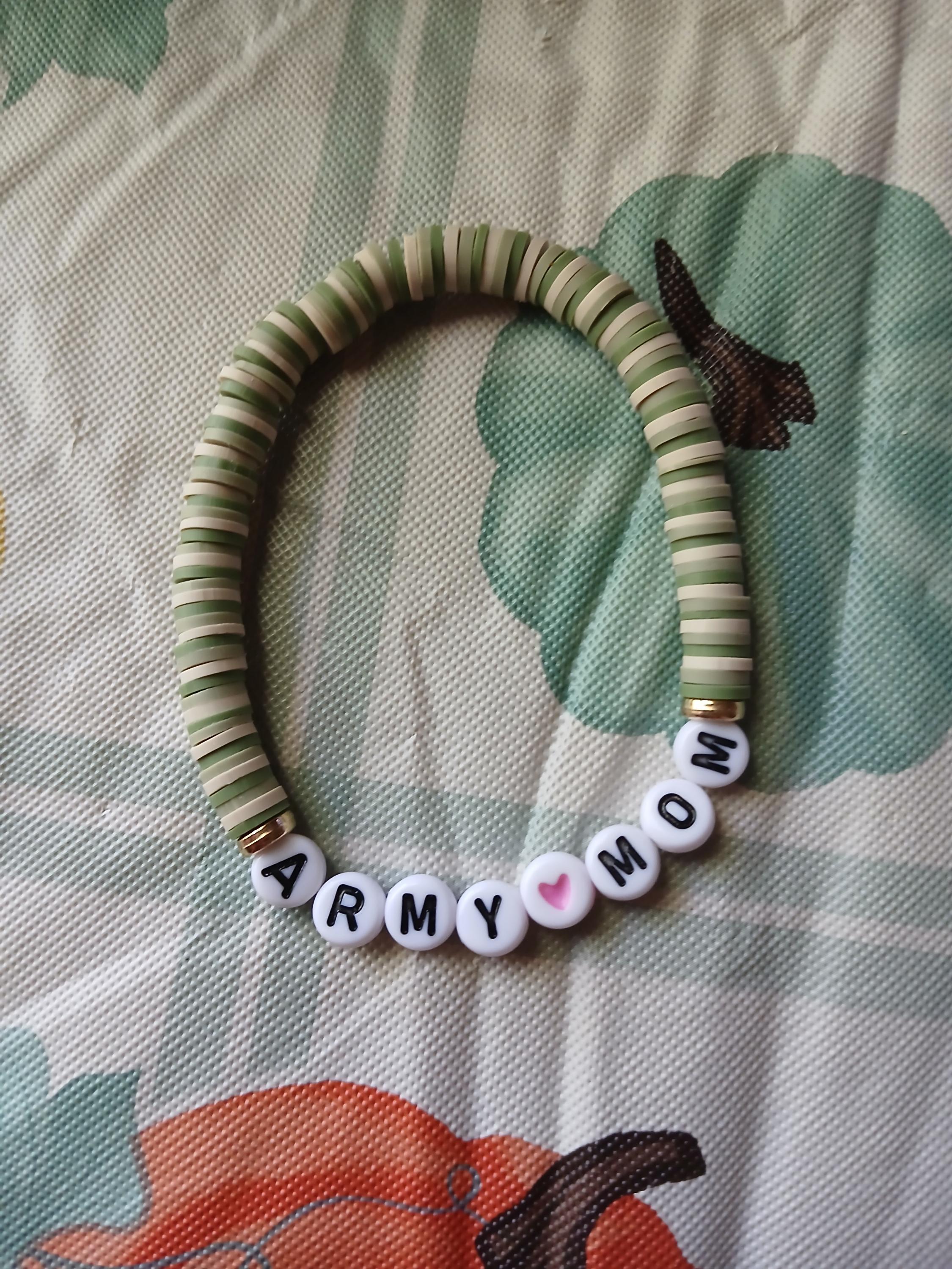 Army Mom Bracelet Etsy