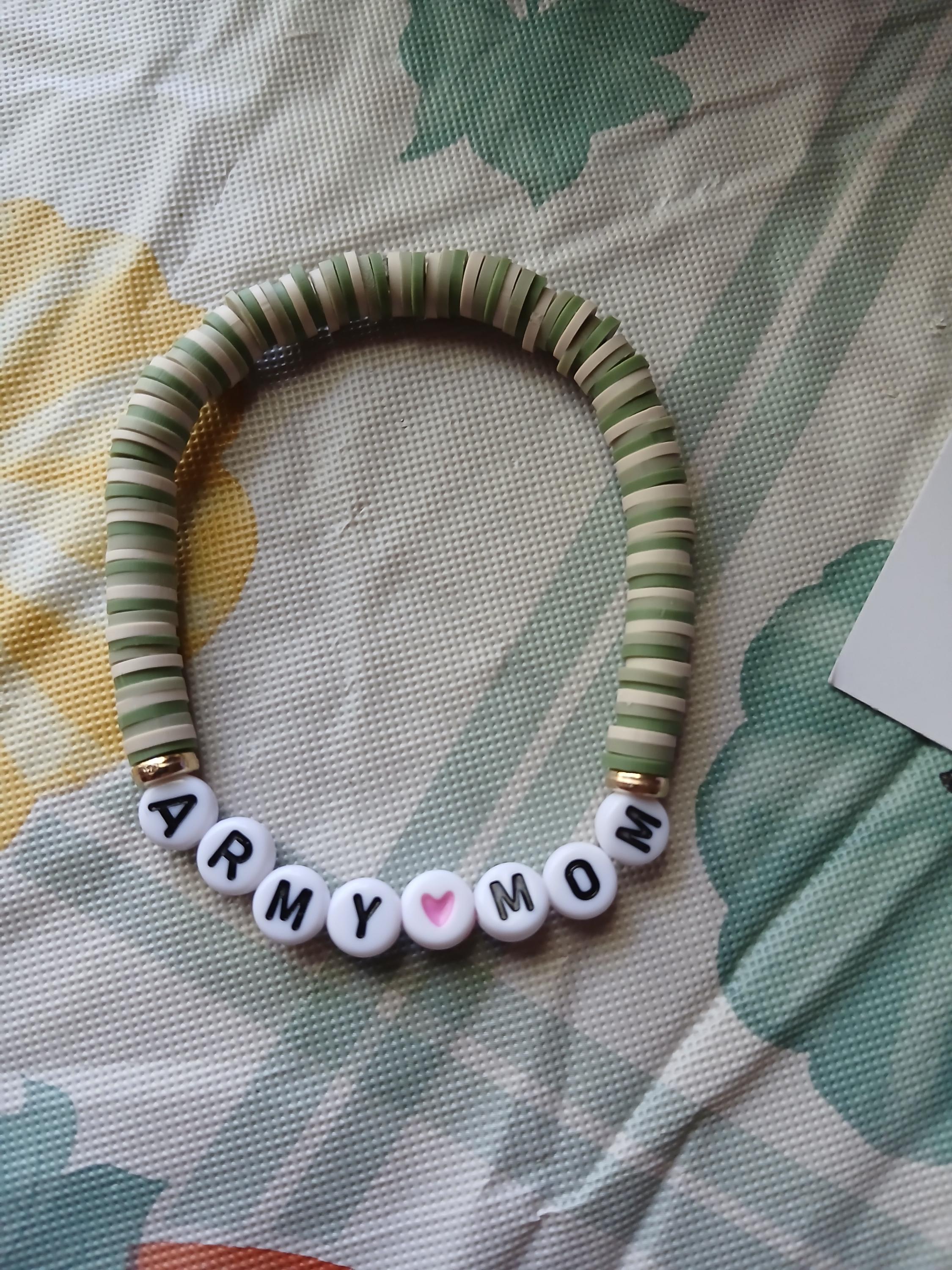Army Mom Bracelet Etsy