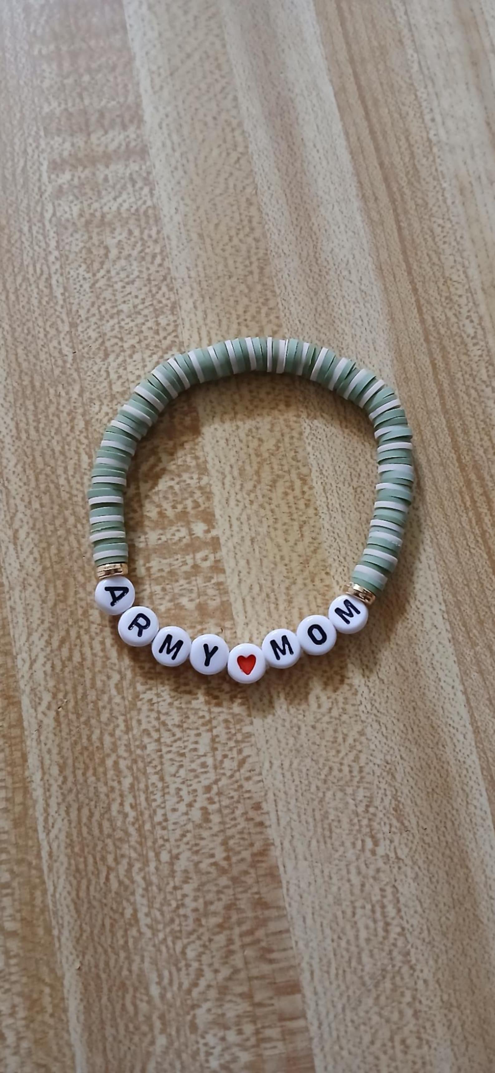 Army Mom Bracelet Etsy