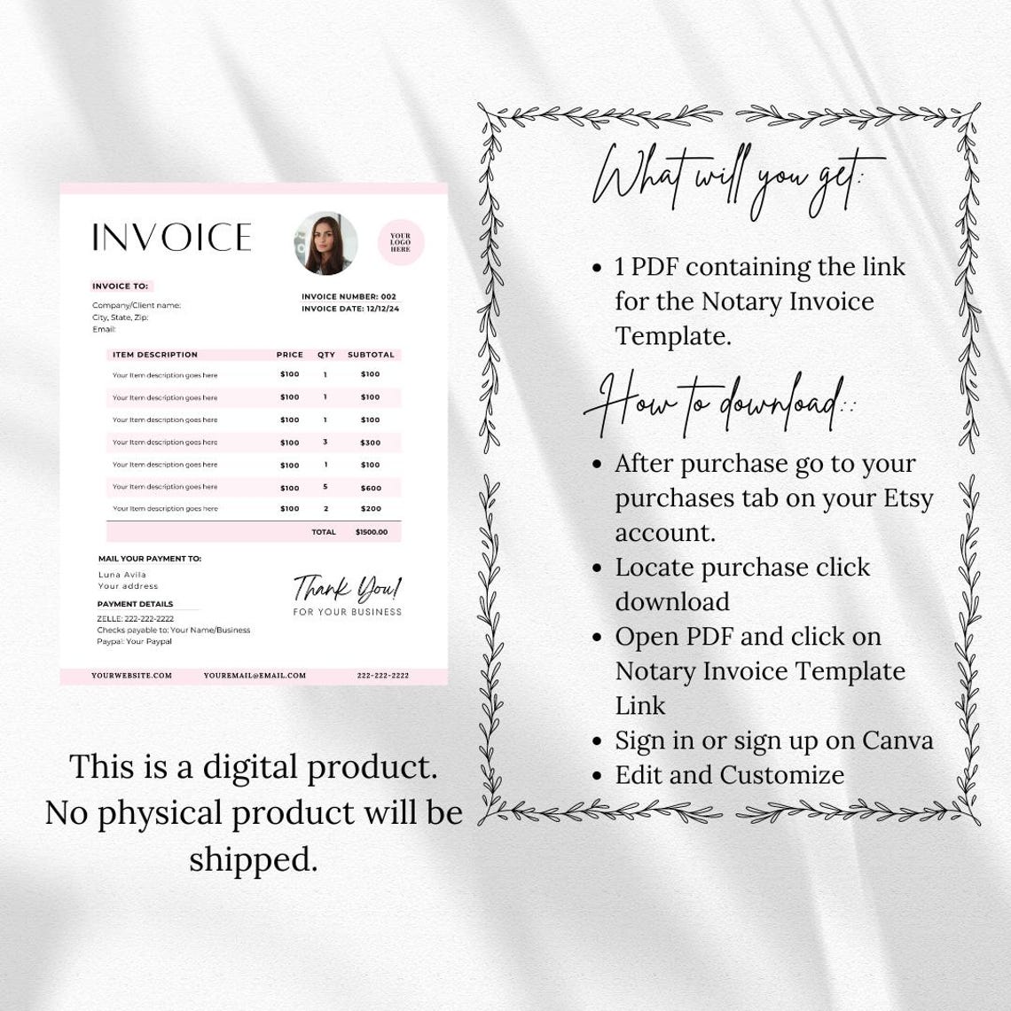 Notary Signing Agent Invoice Template Notary Signing Agent Invoice Template Loan Signing Agent Notary