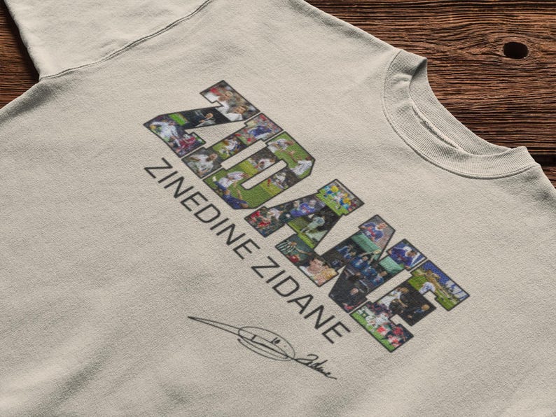 Zinedine Zidane Shirt, France Football Legend Tee, Real Madrid Soccer Jersey Fan T-Shirt, Gift for Football Lovers

Zinedine Zidane Vintage T-Shirt, World Cup 1998 Champion Shirt, Soccer Fan Apparel, Unisex Football Tee

Zidane France Jersey Fan Shirt, Real Madrid Legend Tee, Soccer Lover Gift, Unisex Football T-Shirt
Zinedine Zidane Football Shirt, France Icon Tee, Retro Soccer Fan Top, Unisex Sportswear Gift
Zidane Legend T-Shirt, France World Cup Winner Shirt, Real Madrid Football Fan Apparel