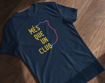 Camiseta Barcelona "Mes Que Un Club": Ropa para aficionados al fútbol