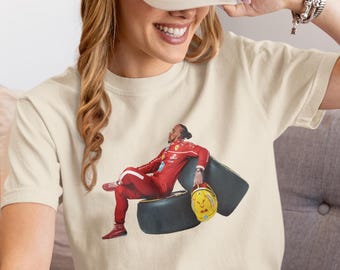 Camiseta de F1 de Lewis Hamilton - Sudadera con capucha Champion Pose - Regalo para aficionados al automovilismo - Suéter de Fórmula 1 de Hamilton, sudadera de carreras Sports 1
