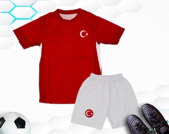 Turkiye Retro Jersey, Vintage Turkiye Jersey, Arda, Kenan, Hakan Turkey Football Team League Jersey Youth Kids Children Unisex Shirt