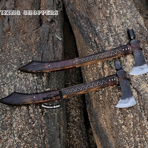 Functional Hand Forged Viking axe made with Carbon Steel, Camping Axe, Best Outdoor Axe, bushcraft Axe, Gift for Men and Women, Best Gift