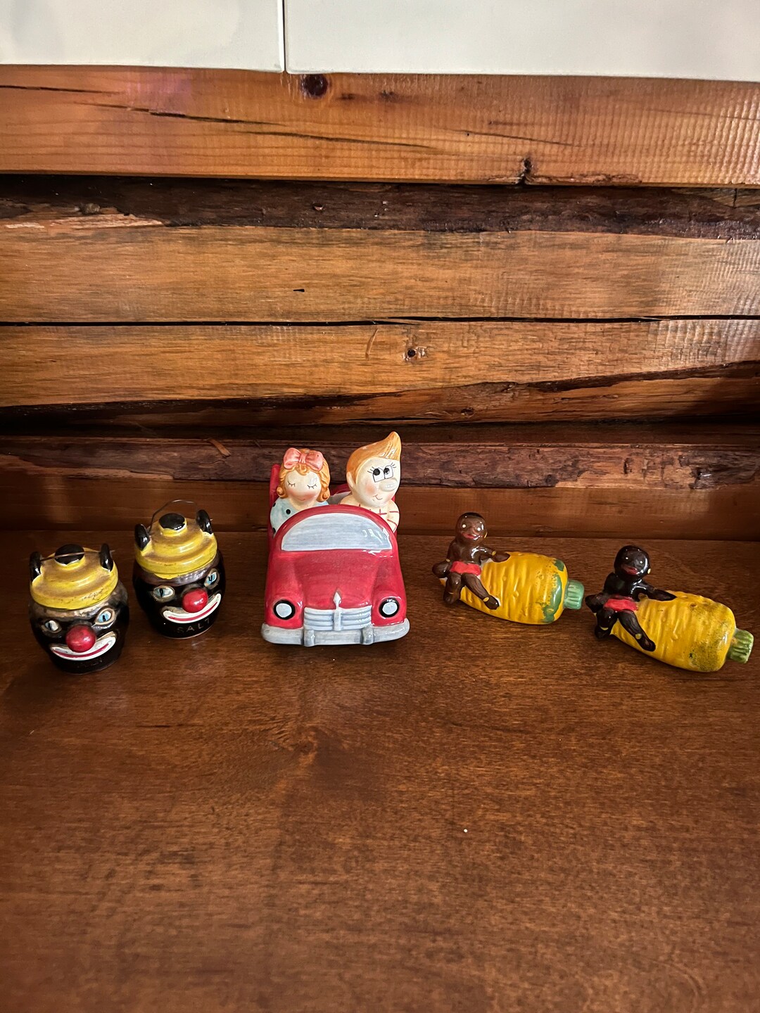 Vintage Salt Shakersjapan Salt Shakercartoon Charactor Etsy