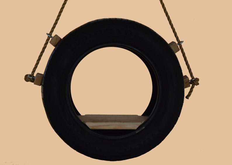 Recycled Tire Swing Tire Swing Hardware Tire Swing Kit Recycling Tire Tire Swing Tree Swing Child Swing Re Purposed Swing Recycled Swings