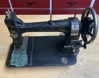 Vintage Treadle Sewing Machine-Antique Sewing Machine-Treadle Machine-Vintage Machine -Sewing Machine-White Sewing Machine-Quilting Machine