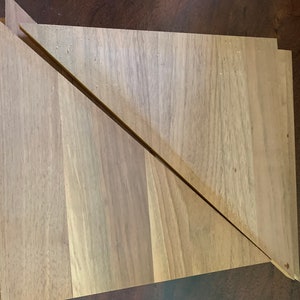 Walnut Craft Materials-Triangle Cut Offs-Craft Supply-Craft Material-Walnut Lumber-Walnut Boards-Walnut Wood Remnants-Walnut Scrap Wood