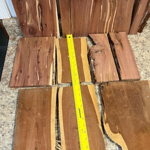 Aromatic Red Cedar Wood Cut Offs: Rustic Craft Project Supplies