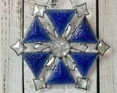 Jack Frost Stained Glass Starburst - FREE Shipping in USA