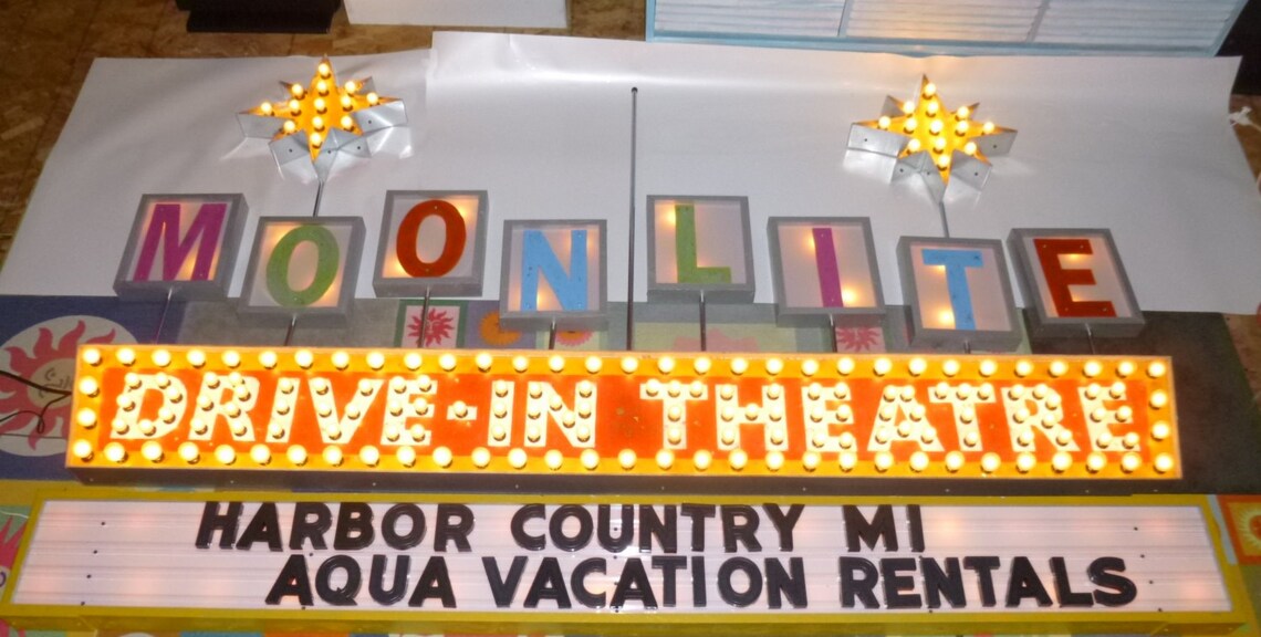 Inspired From the Famous Elm Road Drivein 8ft by 5ft by Aranacci