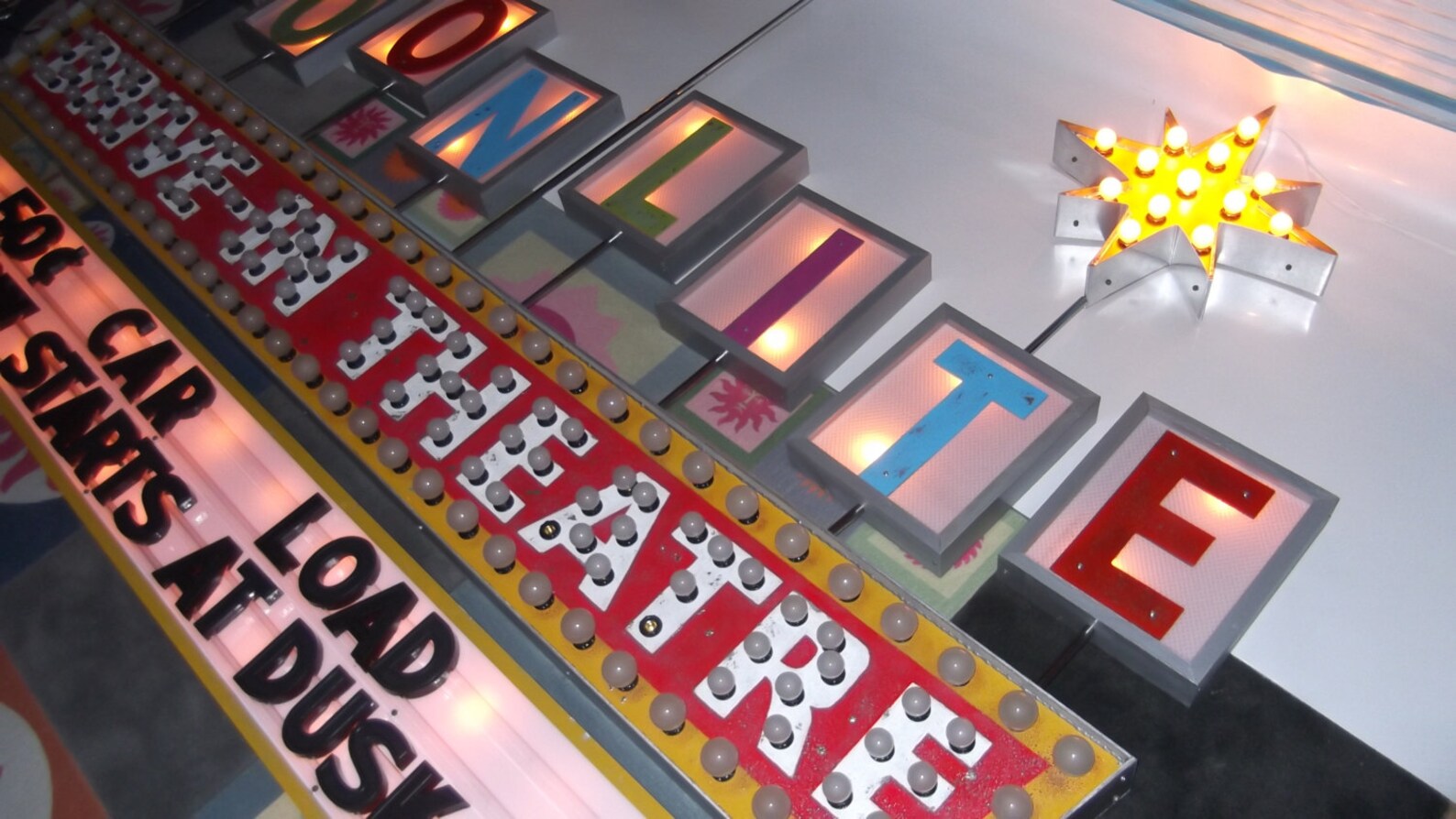 Inspired From the Famous Elm Road Drivein 8ft by 5ft by Aranacci