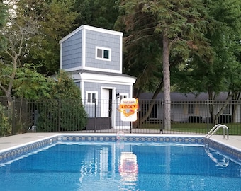 Vintage Marquee art Commercial sockets DIVE BAR OUTDOOR