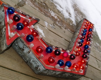 LARGE Arrow s Movie Theater Marquee Letter  Vintage 47" tall