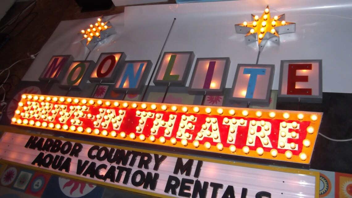 Inspired From the Famous Elm Road Drivein 8ft by 5ft by Aranacci