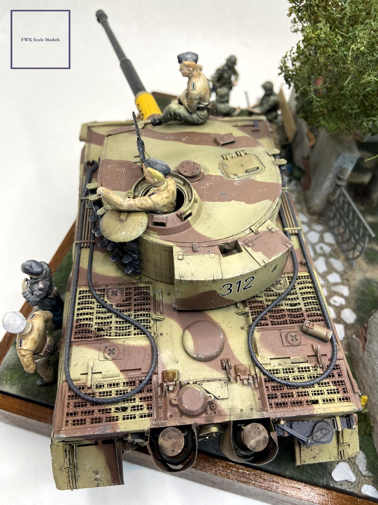 ジオラマ　ティーガー1 ティーガー1（ノルマンディー） ジオラマ | ちくわぶのぶろぐ