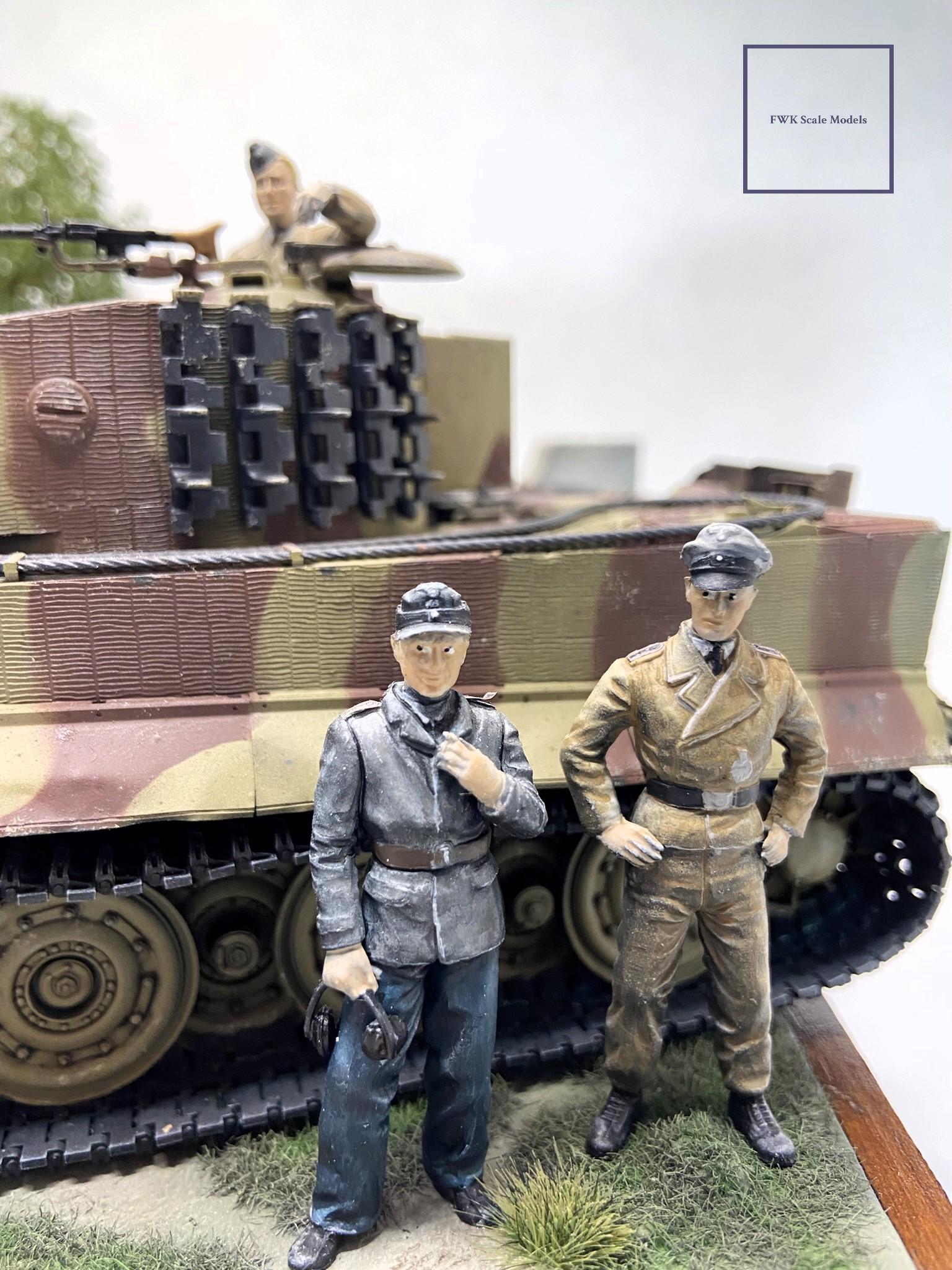 タイガー I - 1:35 ジオラマ - ユニークなコレクター アイテム - Etsy 日本